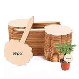 🌱 [Material] Diese Pflanzenschilder bestehen aus Holz, die Struktur ist ordentlicher, in den Garten integriert und beschädigt die Pflanzen nicht. Die Pflanzenstecker ist auch umweltfreundlich und biologisch abbaubar. Die Markierungssäule lässt sich leicht in den Boden einführen.