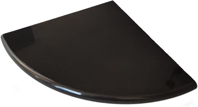 9 Black Marble Corner Shower Shelf for Bathroom Granite Corner Shelf Double Sided Polished Bathroom Wall Mount Tile Shower Wall 1-Black