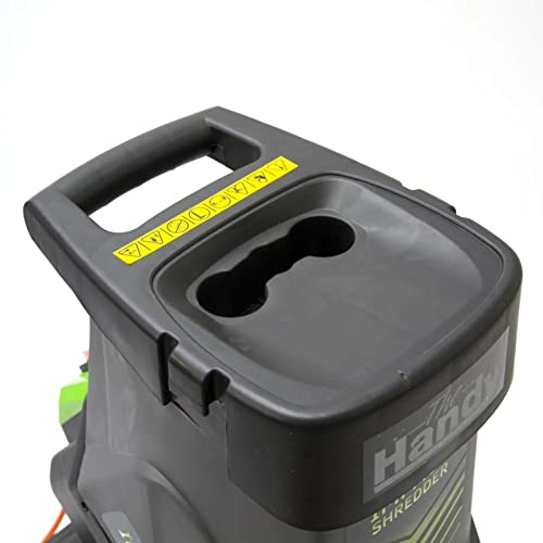 The Handy THISWB Electric Garden Shredder with 40L Collection Box for Woody Prunings and Soft Cuttings 2500W - 2 Year Warranty
