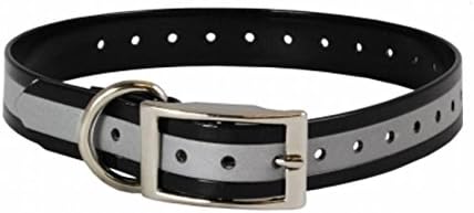 Sparky Pet Co - Black 1" Roller Buckle Waterproof Replacement Dog Collars - Compatible with Garmin, Dogtra, PetSafe, SportDOG, E Collar Systems
