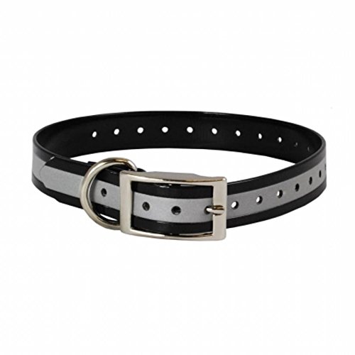 Sparky Pet Co - 1" Square Buckle High Flex Replacement Collar (Black)