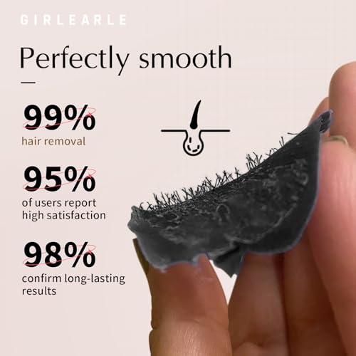 Image of GIRLEARLE Hard Wax Beads, 1lb Wax Beans for Hair Removal, Hard Wax for Sensitive Skin at Home, Wax Refill Perfect for Legs, Facial, Brazilian Bikini, Eyebrow and Full Body for Women and Men (Black)