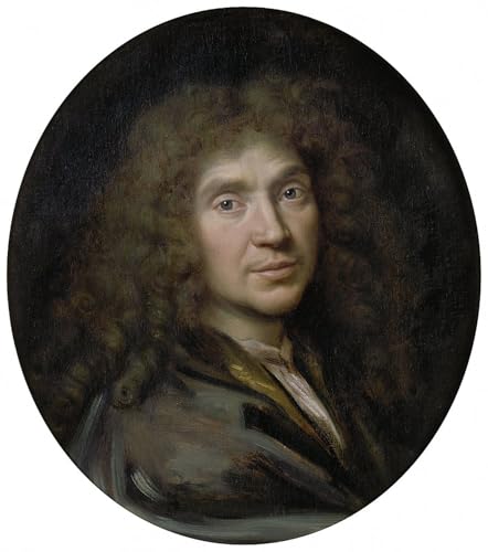 Prints Toile de Molière Portrait Historique Pierre Mignard pour Ambiance Littéraire