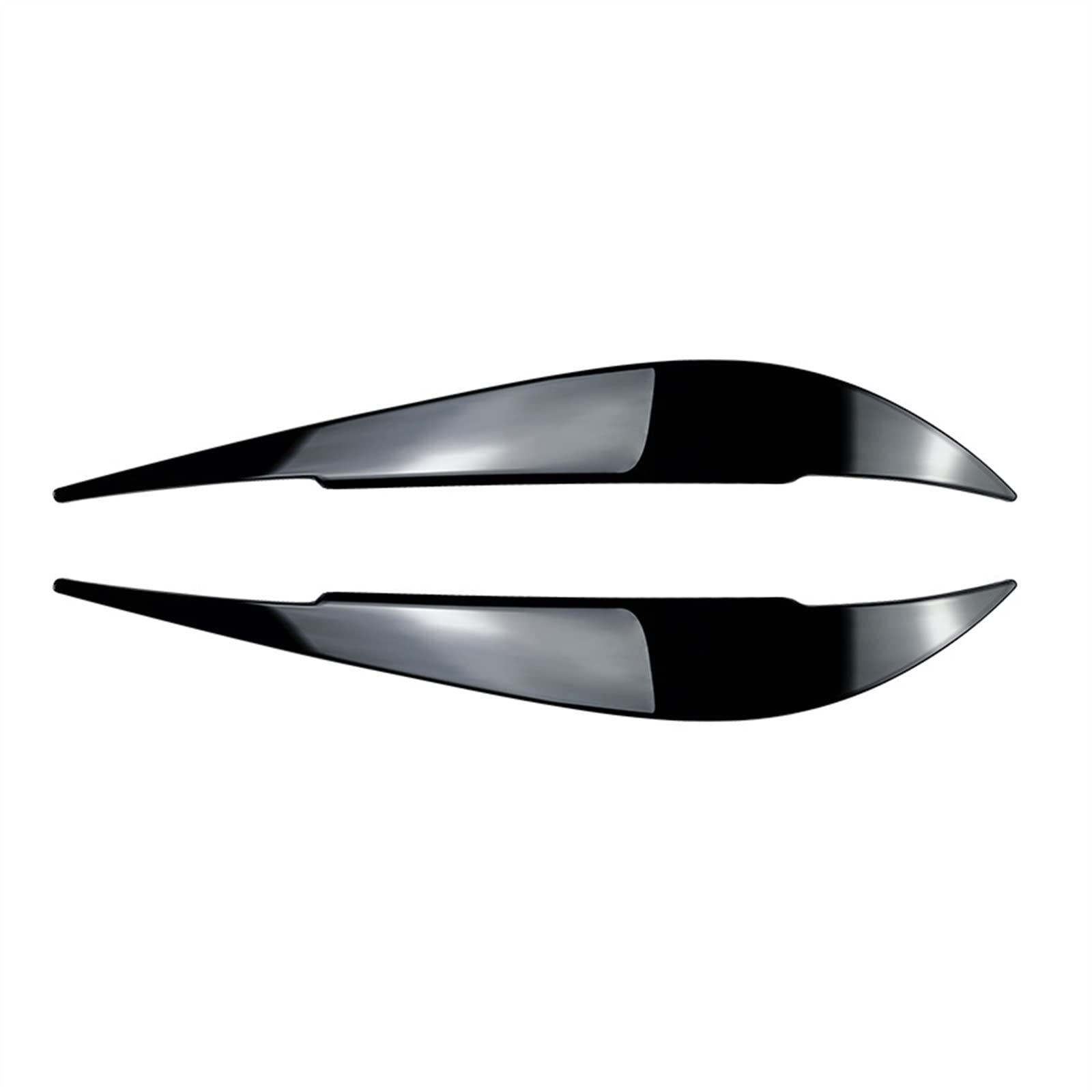 Car Eyelid Brow Lamp Decorative Sticker for 4 Series F32 F33 F36 F82 F83 M4 420d 420i 425d 430i 435i 2013-2021(Gloss Black)