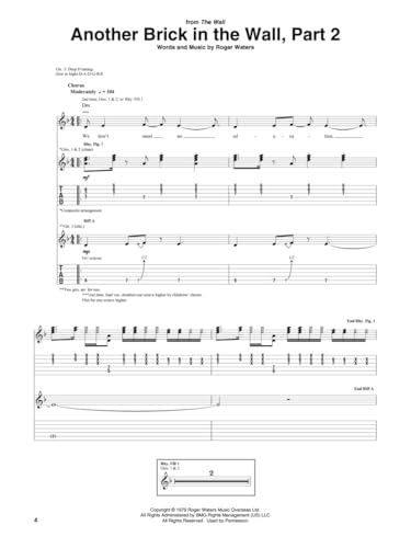 Pink floyd - guitar anthology - guitar recorded version - 18 songs
