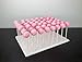 Nangopop Cake Pop Stand Display - 48 Count Wood Lollipop Holder, Candy or Sucker Stand for Wedding, Baby Shower, Birthday Party - Fit 5/32