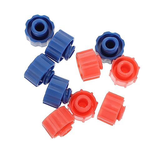 SOLUSTRE 100Pcs Plug Glue applicator tip Cap Dispensing Stop caps Medication Needles Cap Dispensing Cap Oral Feeder Cap Needles Cap luer Lock caps for Feeding Tubes The Needle