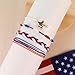 DAYANEY Fourth of July Bracelets, Fourth of July Accessories as Jul 4th Independence Day Outfit, Fourths of Jully Jewelry Adjustable String Bracelets as USA 4th of Jully Accessories for Women Men