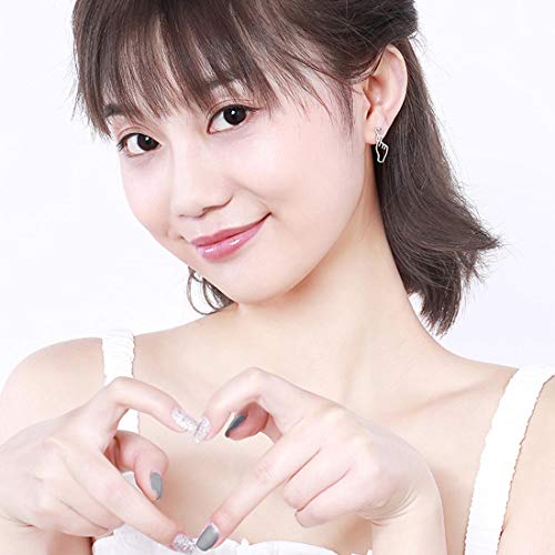 Sluynz 925 Sterling Silver Heart Studs Earrings For Women Teen Girls Unique Sweet Love Heart Earrings (Unique Heart Earrings) #TOP4