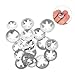 ULTECHNOVO 30pcs Stainless Steel Retaining Internal Tooth Washers Locking Clips for Machinery Easy to Install Bearing Clamps Various for Industrial Use