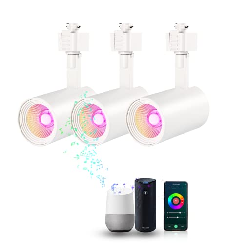 CLOUDY BAY [3 Pack] 11W Smart WiFi LED Track Lighting