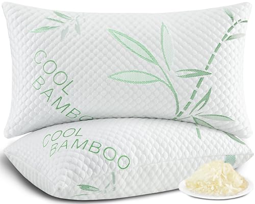 DGPEAR Shredded Memory Foam Pillows, Cooling Pillows King