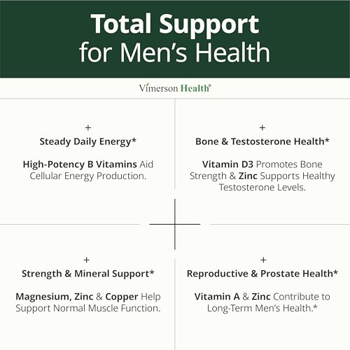 image for Vimerson Health Multivitamin for Men: Methylated B Vitamins, Chelated 
