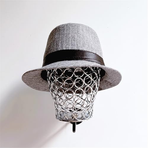 Support en métal pour perruques porte-chapeau et calotte stable