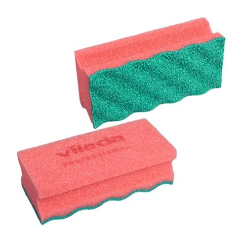 Vileda Professional PurActive Reinigungszubehör - Soft Touch Scheuerschwamm für harte Oberflächen - Ergonomisch und weich in der Hand Topfreiniger mit Griff Cover
