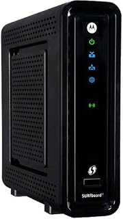 Motorola Surfboard DOCSIS 3.0 Cable Modem/Wi-Fi 5GHz Dual Band Router- SBG6580