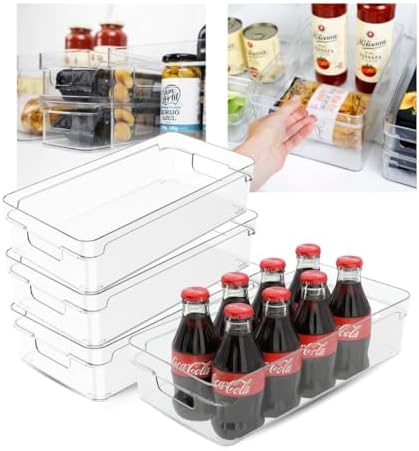 Kit Organizadores Acrílicos Empilháveis Caixas Multiuso Transpare...