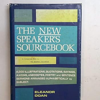 Hardcover The New Speakers Sourcebook Book
