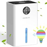 absorbeur d'humidité rubson leroy merlin  AONELAS Déshumidificateurs d Air 1.8 L Portable Silencieux anti Moisissure,7Colorée d\'air,Dégivrage Automatique Linge Sèche déshumidificateur économie D\'énergie,Bains,Armoire