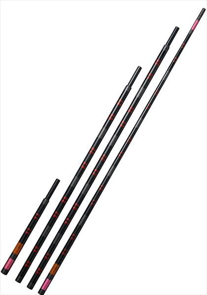 竿治作 ボラ竿(キス竿)金梨地塗り口巻 1本仕舞 3本継11尺6寸 349cm 竿治作 ボラ竿(キス竿)金梨地塗り口巻 1本仕舞 3本継11尺6寸