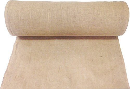 AK TRADING CO. 90-Inch Wide Natural Burlap Fabric - Perfect for Weddings, Events, Home, Crafts, Gardening - 90" Wide x 1 Yard