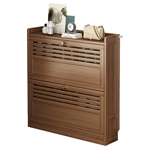 Meuble de rangement à chaussures compact avec tiroirs rabattables