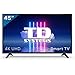 TD Systems - Smart TV 45 Pulgadas 4K HDR10 - Televisores 3...
