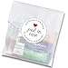 Wedding Recovery Kits - 20 Stickers with Optional Favor Bags, Just in Case, Hangover kit, Matte White