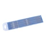 VENGA CON LA CAJA --- Los electrodos de tungsteno de lantano están bien embalados y protegidos en una caja de plástico, sin preocuparse de que se rompan.