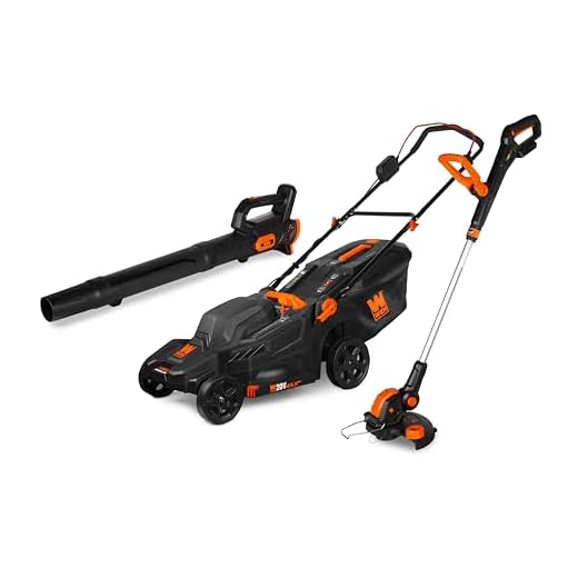 WEN 19-inch 20V Max Mower Combo Kit