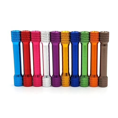 10 �� M3 �A���~�X�y�[�T�[ M3 * 15/20/25/28/30/35 �_�u���w�b�h���[���b�g�A���~�j�E�������X�^���h�I�t�X�y�[�T�[�s���[ RC �}���`�J���[(Pink,M3x25)