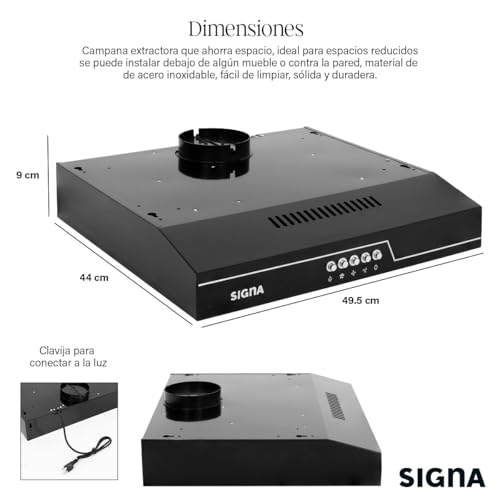 Lista de Campanas de Acero Inoxidable para Cocina los mejores 10. 29 Campanas de Acero Inoxidable para Cocina marca SELECTSHOP (2)