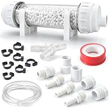 804000074 Condensate Neutralizer Kit Compatible with Rinnai Tankless Water Heater & Boiler, Acidic Condensate Neutralizer with Transparent Window, Prevents Pipe Corrosion, Replaces OEM 804000074