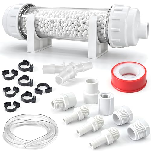 804000074 Condensate Neutralizer Kit Compatible with Rinnai Tankless Water Heater & Boiler Acidic Condensate Neutralizer with Transparent Window Prevents Pipe Corrosion Replaces OEM 804000074
