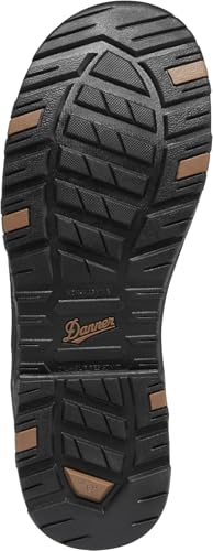 Image of Danner Caliper 6 inch Waterproof Work Boots for Men - Full-Grain Leather with Breathable Danner Dry Lining, Memory Foam Footbed & Non Slip Heel Outsole