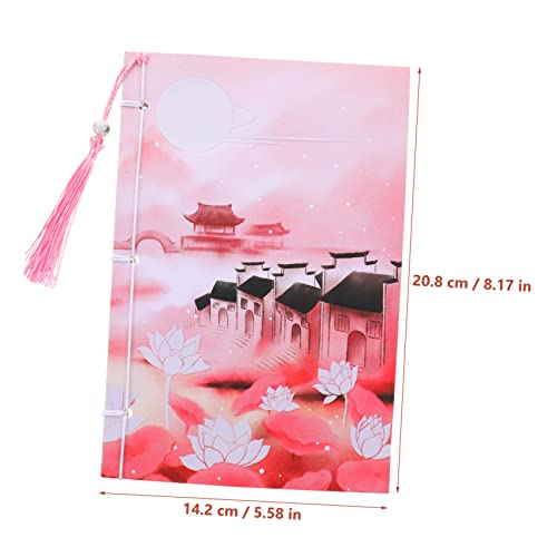 STOBOK 2 Pçs De Papel De Caderno Antigo Borlas De Arame Bonito