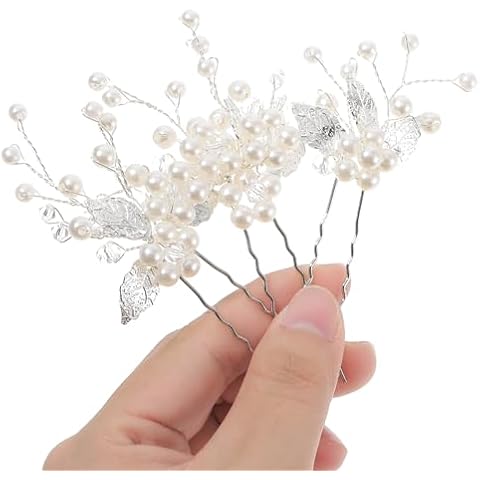 Lusofie Pearl Flower Hair Pins Set Cover