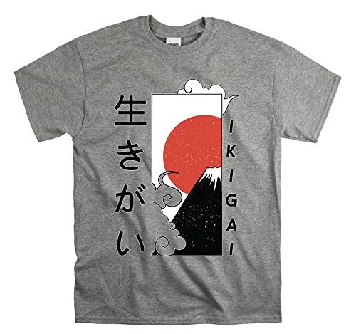 T-shirt Ikigai streetwear japonais pour vos sorties urbaines décontractées