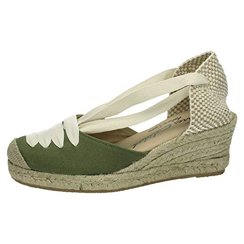 TORRES 5009 Valenciana Kaki Mujer Alpargatas Kaki 39