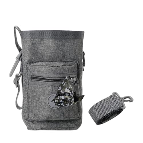 Contenedor de aperitivos para perros de gran capacidad con dispensador de bolsas integrado 2