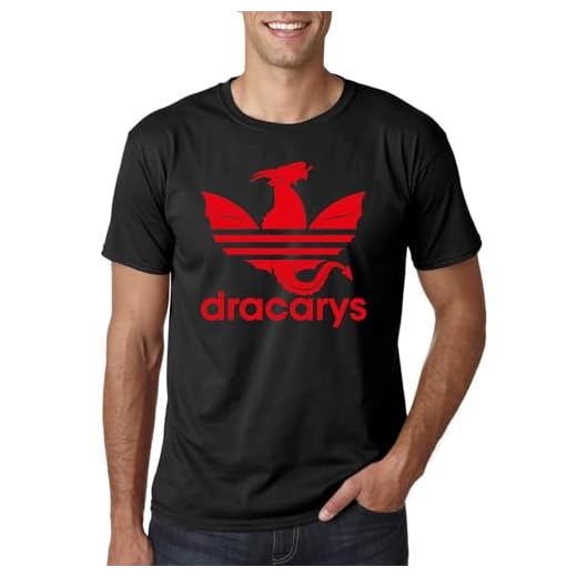 Dracarys Sport - Camiseta Manga Corta para Hombre (L, Negro)