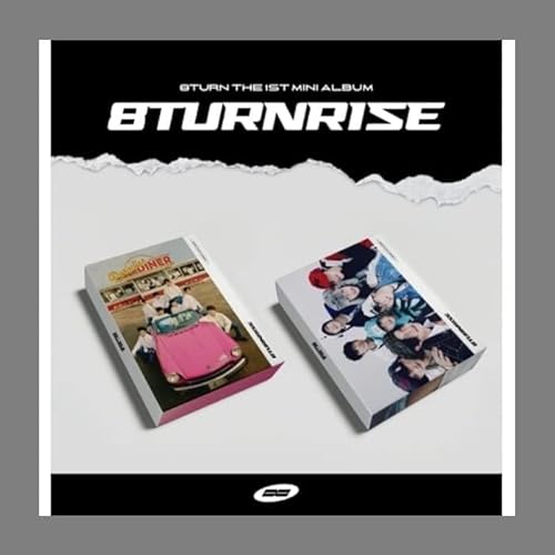 8TURN - 1st Mini Album [8TURNRISE] CD+Folded Poster (Turn+Rise ver. Set/CD Only, No Poster)