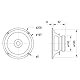 VISATON BG 20-8 Ohm 70W, 8