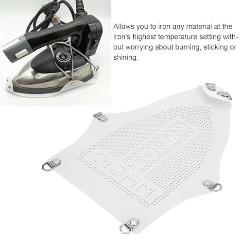 Beufee Bügeleisen Schuhüberzug, Näheisen Schuhüberzug zum Bügeln Aluminium Eisenplattenabdeckung Bügelplattenschutz Kleidung Bügelhilfe zum Bügeln