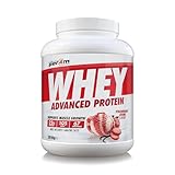 Per4m Whey Protein Powder | High Protein Shake for Muscle Growth & Recovery | Low Sugar Gym Supplement | Sports Nutrition Drink + Amino Acids (2010g, Strawberry Creme)