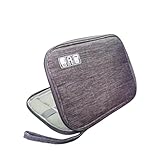 BANDKIT Watchband box for Apple Watch strap case data cable Travel smart watch Wriststrap storage bag Box watches organizer(Gray)