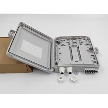 12 Core FTTH Fiber Distribution Box, Fiber Optical Terminal Box Splitter Box, for SC, FC, E2000 Adapters