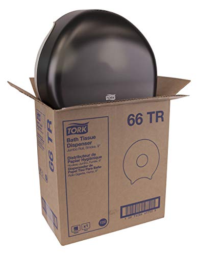 Tork Jumbo Toilet Paper Roll Dispenser Smoke T22, High Capacity, 66Tr #TOP5