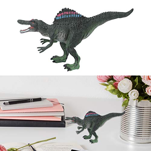 Toyvian 1Pc Jurassic Spinosaurus Adorno Diy Simulação Estática Vida Selvagem Dinossauro Oco Modelo d