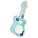 STOBOK Piccola Chitarra Rock Star Bambino Bambini Carino Chitarra Rima Strumento Musicale Evolutivo Giocattolo Educativo per Ragazzi Ragazze (Cielo Blu)